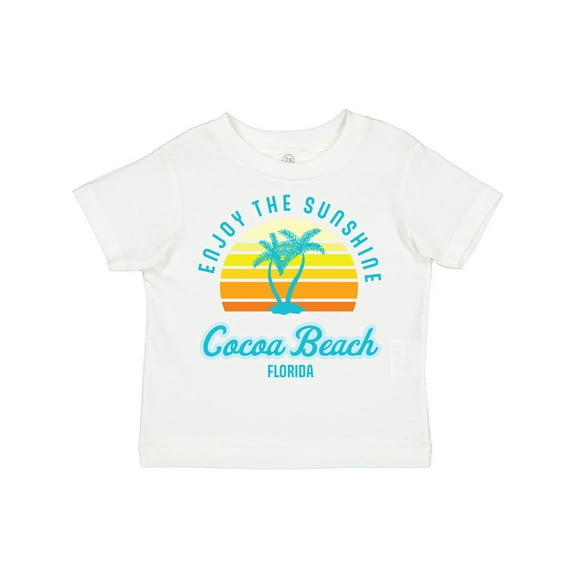 Inktastic Summer Enjoy the Sunshine Cocoa Beach Florida in Blue Boys or Girls Toddler T-Shirt
