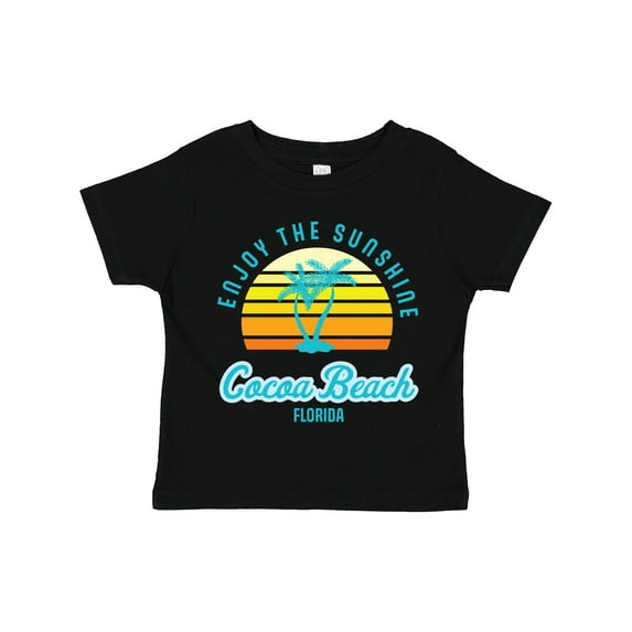 Inktastic Summer Enjoy the Sunshine Cocoa Beach Florida in Blue Boys or Girls Toddler T-Shirt