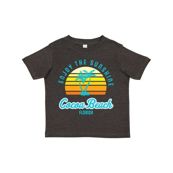 Inktastic Summer Enjoy the Sunshine Cocoa Beach Florida in Blue Boys or Girls Toddler T-Shirt