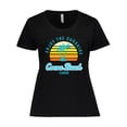 thumbnail image 1 of Inktastic Summer Enjoy the Sunshine Cocoa Beach Florida in Blue Women's Plus Size T-Shirt, 1 of 5