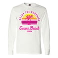 thumbnail image 1 of Inktastic Summer Enjoy the Sunshine Cocoa Beach Florida in Pink Long Sleeve T-Shirt, 1 of 5