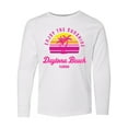 thumbnail image 1 of Inktastic Summer Enjoy the Sunshine Daytona Beach Florida in Pink Long Sleeve Youth T-Shirt, 1 of 5