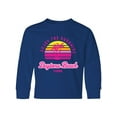 thumbnail image 1 of Inktastic Summer Enjoy the Sunshine Daytona Beach Florida in Pink Long Sleeve Youth T-Shirt, 1 of 5