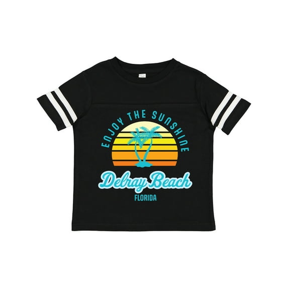 Inktastic Summer Enjoy the Sunshine Delray Beach Florida in Blue Boys or Girls Toddler T-Shirt