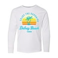 thumbnail image 1 of Inktastic Summer Enjoy the Sunshine Delray Beach Florida in Blue Long Sleeve Youth T-Shirt, 1 of 5