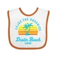 thumbnail image 1 of Inktastic Summer Enjoy the Sunshine Destin Beach Florida in Blue Boys or Girls Baby Bib, 1 of 4