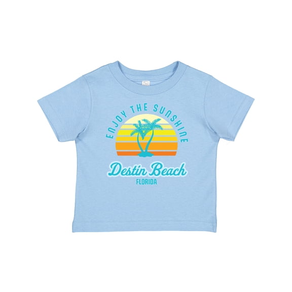 Inktastic Summer Enjoy the Sunshine Destin Beach Florida in Blue Boys or Girls Baby T-Shirt
