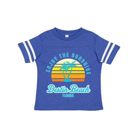 Inktastic Summer Enjoy the Sunshine Destin Beach Florida in Blue Boys or Girls Toddler T-Shirt
