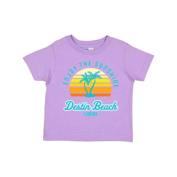 Inktastic Summer Enjoy the Sunshine Destin Beach Florida in Blue Boys or Girls Toddler T-Shirt