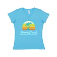 thumbnail image 1 of Inktastic Summer Enjoy the Sunshine Destin Beach Florida in Blue Women's V-Neck T-Shirt, 1 of 5