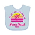 thumbnail image 1 of Inktastic Summer Enjoy the Sunshine Destin Beach Florida in Pink Boys or Girls Baby Bib, 1 of 4