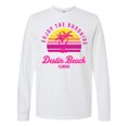 thumbnail image 1 of Inktastic Summer Enjoy the Sunshine Destin Beach Florida in Pink Long Sleeve T-Shirt, 1 of 5