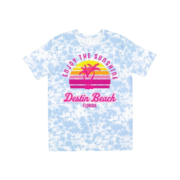Inktastic Summer Enjoy the Sunshine Destin Beach Florida in Pink T-Shirt