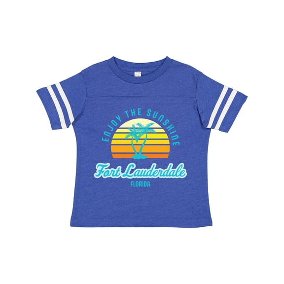 Inktastic Summer Enjoy the Sunshine Fort Lauderdale Florida in Blue Boys or Girls Toddler T-Shirt