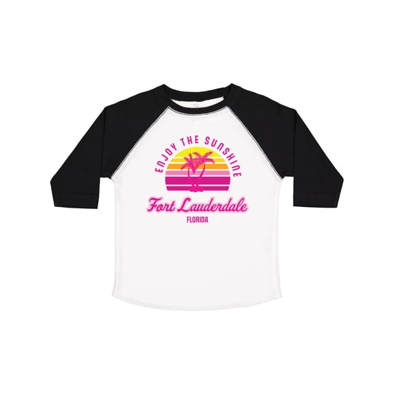 Inktastic Summer Enjoy the Sunshine Fort Lauderdale Florida in Pink Boys or Girls Toddler T-Shirt
