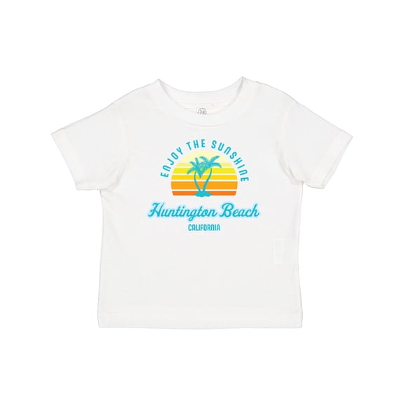 Inktastic Summer Enjoy the Sunshine Huntington Beach California Blue Boys or Girls Baby T-Shirt