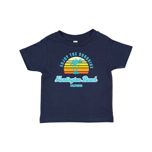 Inktastic Summer Enjoy the Sunshine Huntington Beach California Blue Boys or Girls Baby T-Shirt