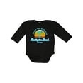 thumbnail image 1 of Inktastic Summer Enjoy the Sunshine Huntington Beach California Blue Boys or Girls Long Sleeve Baby Bodysuit, 1 of 5