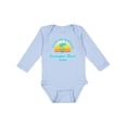 thumbnail image 1 of Inktastic Summer Enjoy the Sunshine Huntington Beach California Blue Boys or Girls Long Sleeve Baby Bodysuit, 1 of 5
