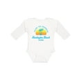 thumbnail image 1 of Inktastic Summer Enjoy the Sunshine Huntington Beach California Blue Boys or Girls Long Sleeve Baby Bodysuit, 1 of 5
