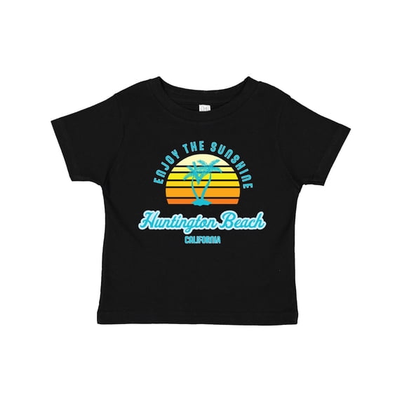 Inktastic Summer Enjoy the Sunshine Huntington Beach California Blue Boys or Girls Toddler T-Shirt