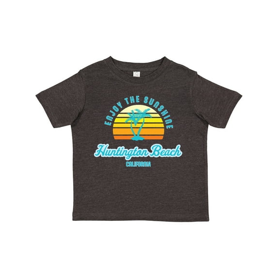 Inktastic Summer Enjoy the Sunshine Huntington Beach California Blue Boys or Girls Toddler T-Shirt