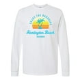 thumbnail image 1 of Inktastic Summer Enjoy the Sunshine Huntington Beach California Blue Long Sleeve T-Shirt, 1 of 5