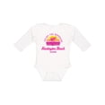 thumbnail image 1 of Inktastic Summer Enjoy the Sunshine Huntington Beach California Pink Boys or Girls Long Sleeve Baby Bodysuit, 1 of 5
