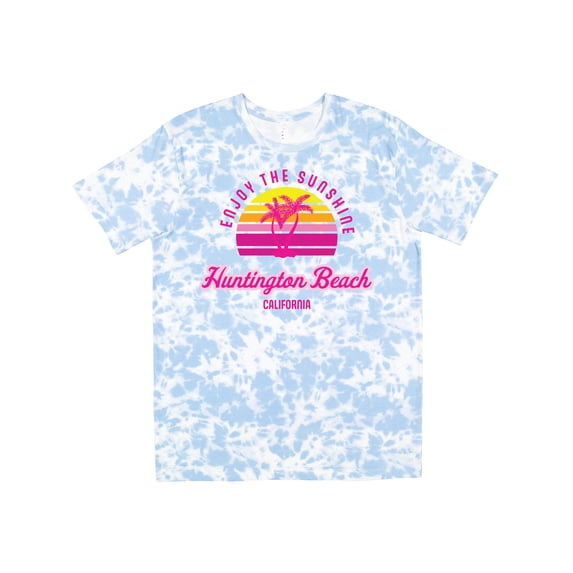 Inktastic Summer Enjoy the Sunshine Huntington Beach California Pink T-Shirt