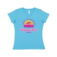 thumbnail image 1 of Inktastic Summer Enjoy the Sunshine Huntington Beach California Pink Women's V-Neck T-Shirt, 1 of 5