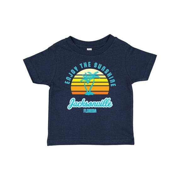 Inktastic Summer Enjoy the Sunshine Jacksonville Florida in Blue Boys or Girls Baby T-Shirt