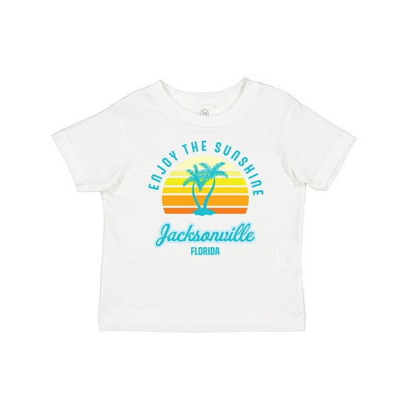 Inktastic Summer Enjoy the Sunshine Jacksonville Florida in Blue Boys or Girls Baby T-Shirt