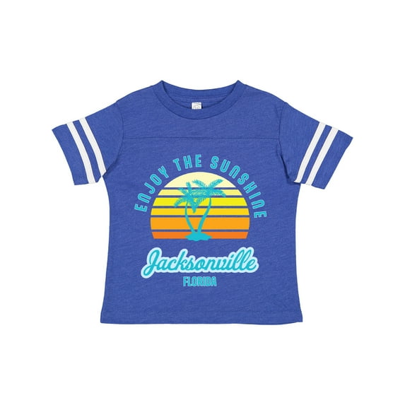 Inktastic Summer Enjoy the Sunshine Jacksonville Florida in Blue Boys or Girls Toddler T-Shirt