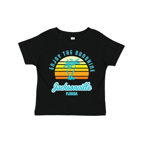 Inktastic Summer Enjoy the Sunshine Jacksonville Florida in Blue Boys or Girls Toddler T-Shirt