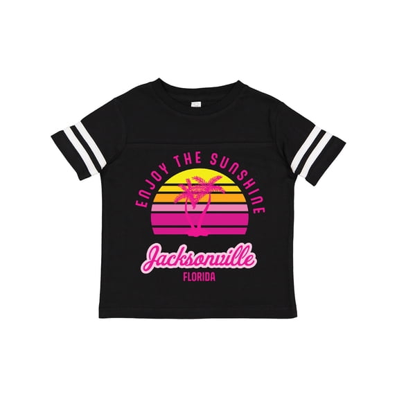 Inktastic Summer Enjoy the Sunshine Jacksonville Florida in Pink Boys or Girls Toddler T-Shirt