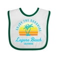 thumbnail image 1 of Inktastic Summer Enjoy the Sunshine Laguna Beach California in Blue Boys or Girls Baby Bib, 1 of 4