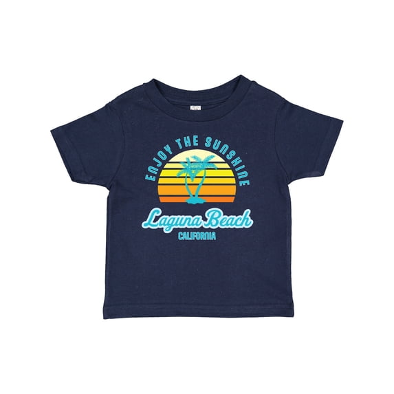 Inktastic Summer Enjoy the Sunshine Laguna Beach California in Blue Boys or Girls Baby T-Shirt