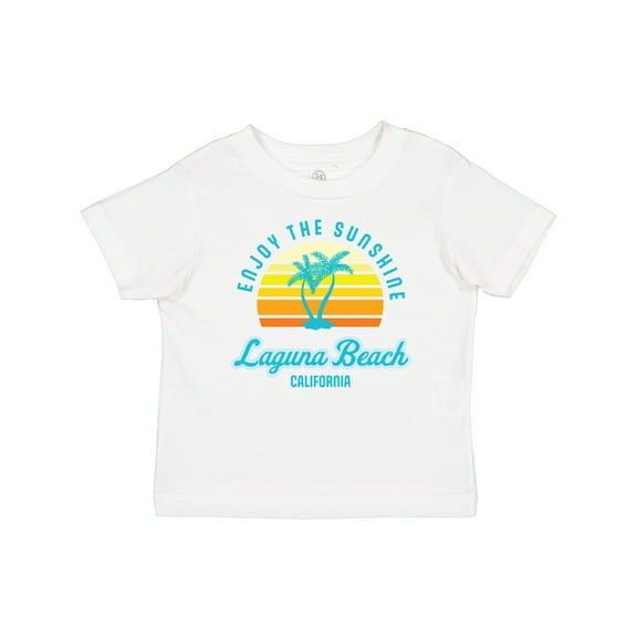 Inktastic Summer Enjoy the Sunshine Laguna Beach California in Blue Boys or Girls Baby T-Shirt