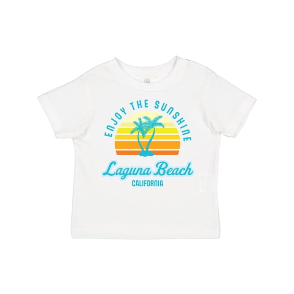 Inktastic Summer Enjoy the Sunshine Laguna Beach California in Blue Boys or Girls Toddler T-Shirt