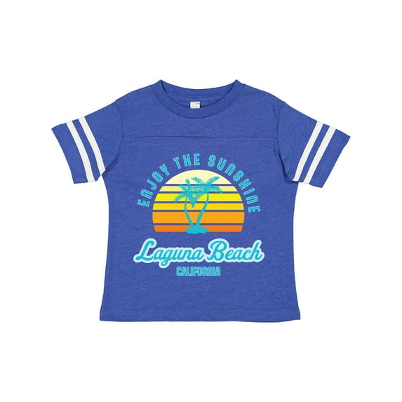 Inktastic Summer Enjoy the Sunshine Laguna Beach California in Blue Boys or Girls Toddler T-Shirt