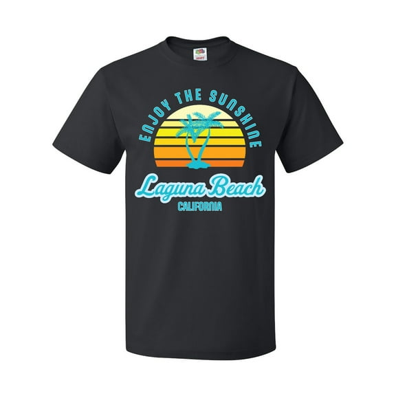 Inktastic Summer Enjoy the Sunshine Laguna Beach California in Blue T-Shirt