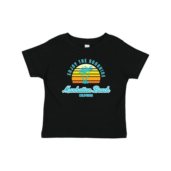 Inktastic Summer Enjoy the Sunshine Manhattan Beach California in Blue Boys or Girls Baby T-Shirt