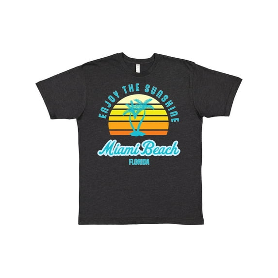 Inktastic Summer Enjoy the Sunshine Miami Beach Florida in Blue T-Shirt