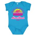 thumbnail image 1 of Inktastic Summer Enjoy the Sunshine Miami Beach Florida in Pink Boys or Girls Baby Bodysuit, 1 of 5
