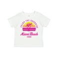 thumbnail image 1 of Inktastic Summer Enjoy the Sunshine Miami Beach Florida in Pink Boys or Girls Toddler T-Shirt, 1 of 5