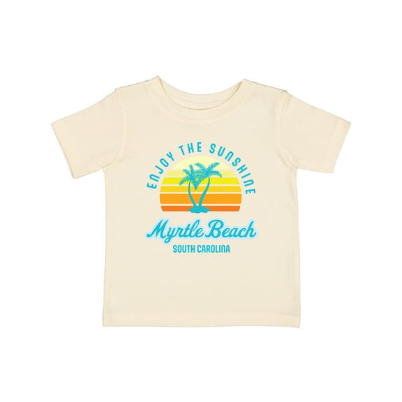 Inktastic Summer Enjoy the Sunshine Myrtle Beach South Carolina Blue Boys or Girls Baby T-Shirt