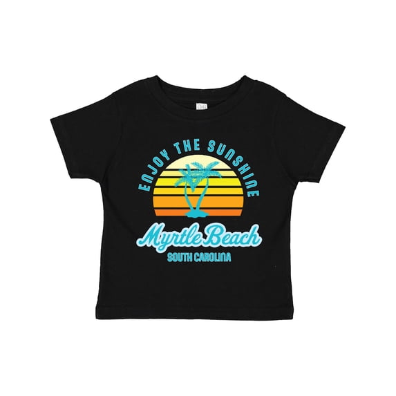 Inktastic Summer Enjoy the Sunshine Myrtle Beach South Carolina Blue Boys or Girls Toddler T-Shirt