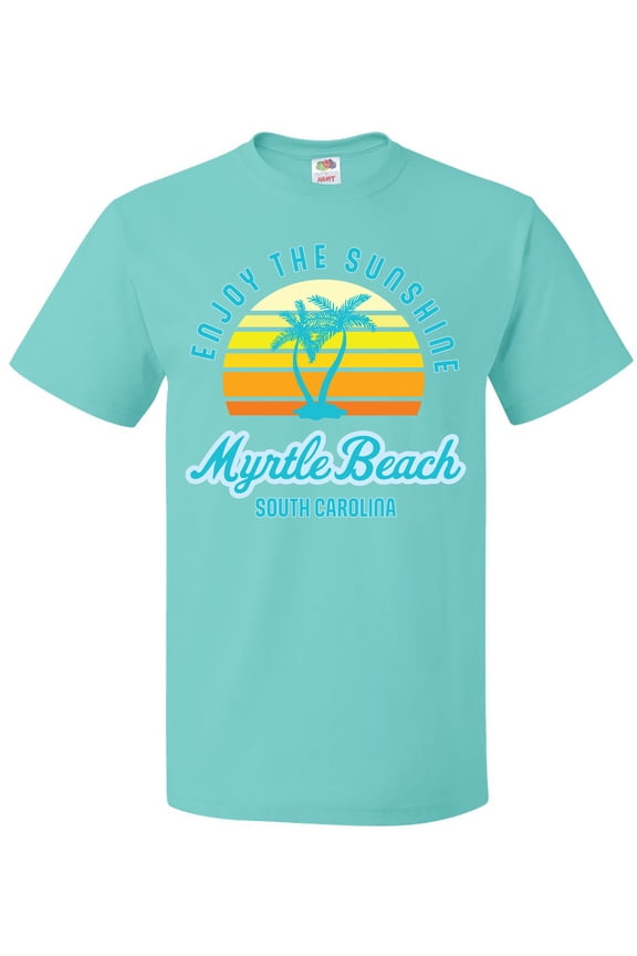 Summer Enjoy the Sunshine Myrtle Beach South Carolina Blue T-Shirt