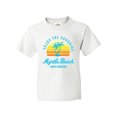 thumbnail image 1 of Inktastic Summer Enjoy the Sunshine Myrtle Beach South Carolina Blue Youth T-Shirt, 1 of 5