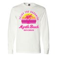 thumbnail image 1 of Inktastic Summer Enjoy the Sunshine Myrtle Beach South Carolina Pink Long Sleeve T-Shirt, 1 of 5